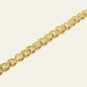 Multi-Shape Bezel Set Yellow Diamond Necklace