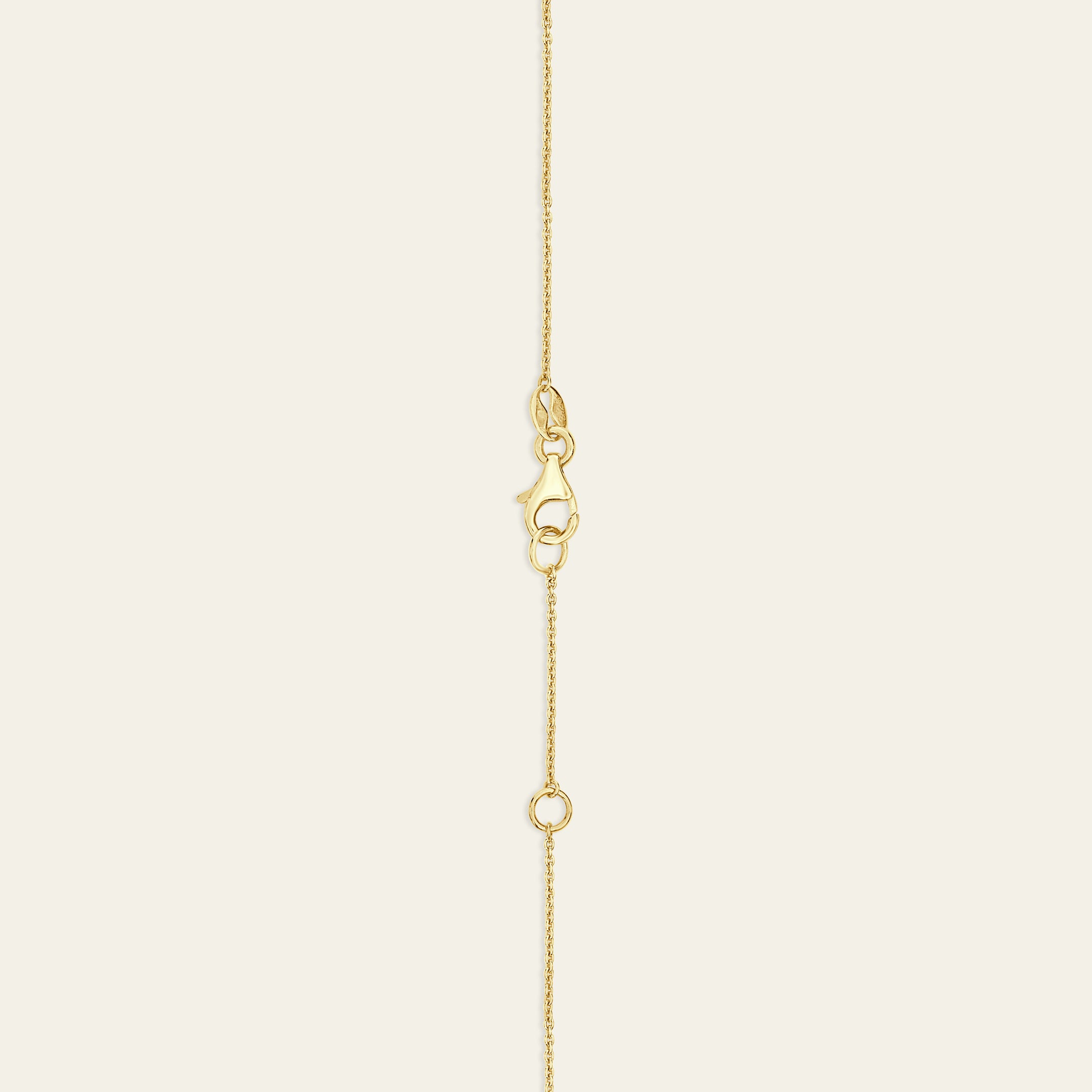 Floating Diamond Trio Tennis Necklace in Yellow Gold