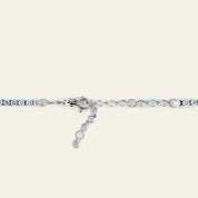 Diamond Tennis Necklace with Accent