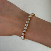 Nova 12.5 Carat Diamond Confetti Tennis Bracelet in Yellow Gold