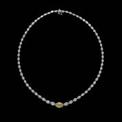 Oval Lab Diamond Necklace