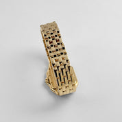 Panthère de Cartier 88270147 'Ladies' Yellow Gold White Dial Diamond Bezel