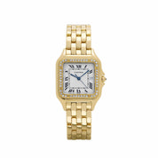 Panthère de Cartier 88270147 'Ladies' Yellow Gold White Dial Diamond Bezel