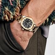 Patek Philippe Aquanaut 5066/1J Yellow Gold Black Dial