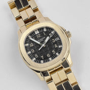 Patek Philippe Aquanaut 5066/1J Yellow Gold Black Dial