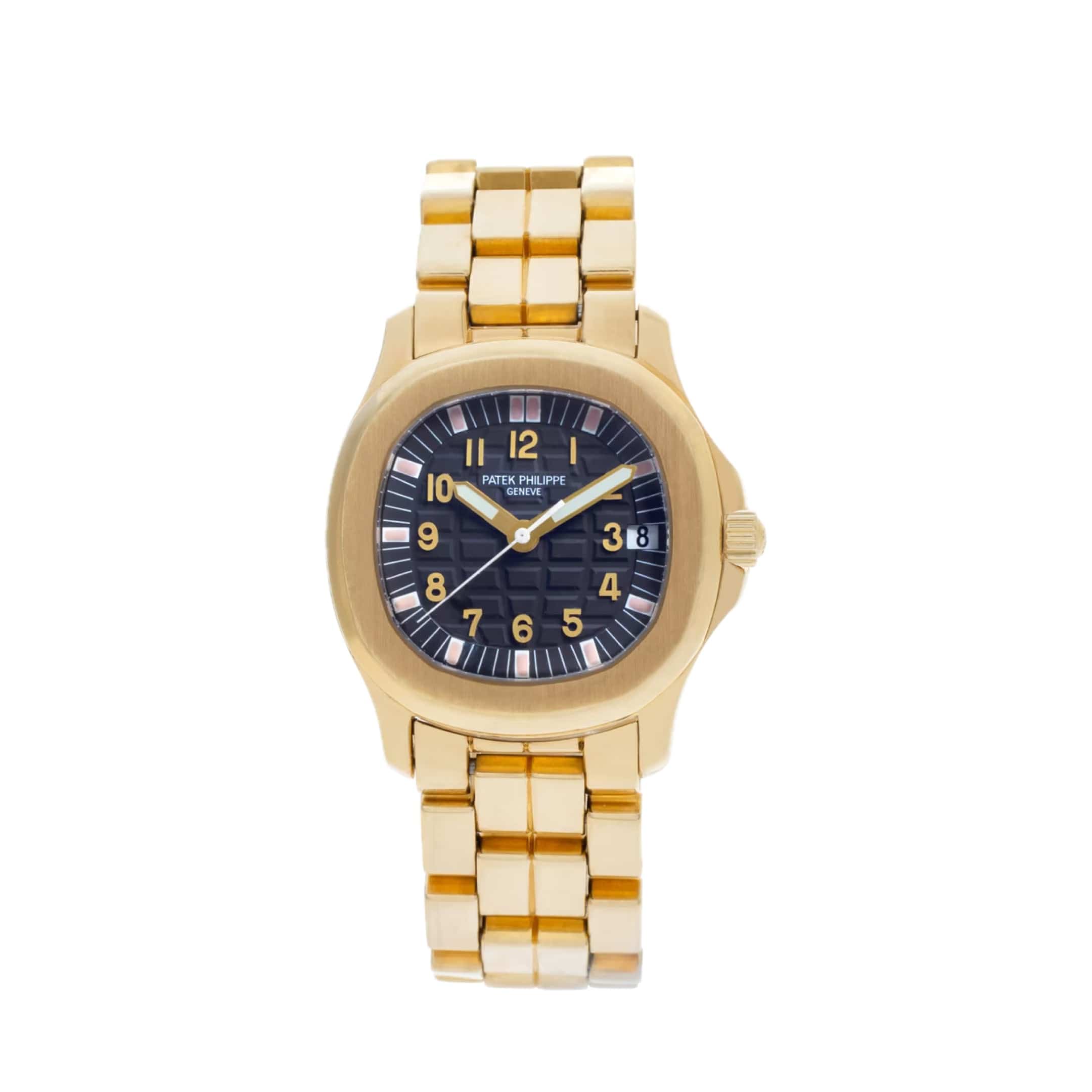 Patek Philippe Aquanaut 5066/1J Yellow Gold Black Dial