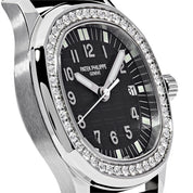 Patek Philippe Aquanaut 5067A-001 'Ladies' Stainless Steel Black Dial Diamond Bezel