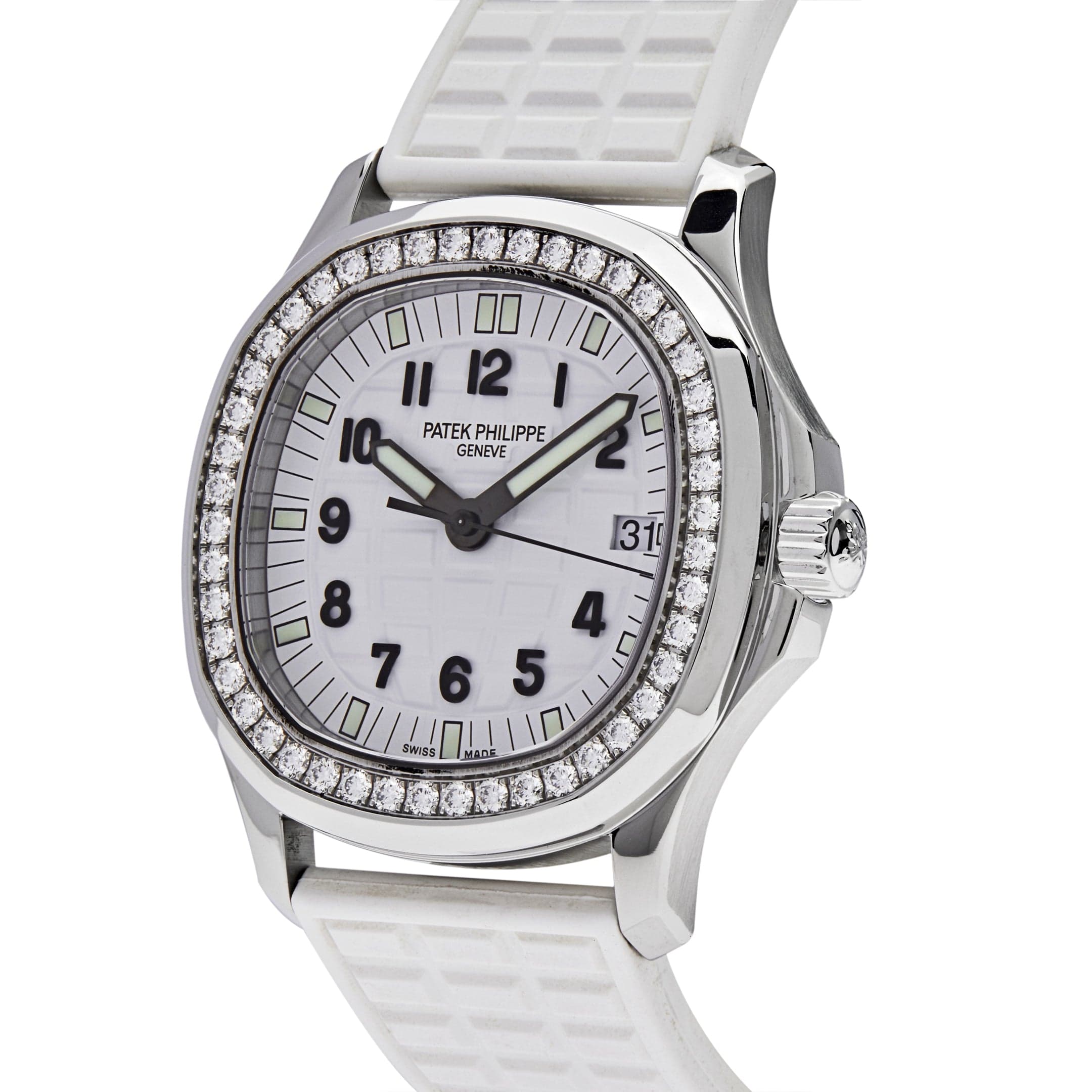 Luxury Watch Patek Philippe Aquanaut Quartz Steel White Dial 5067A-001 Wrist Aficionado