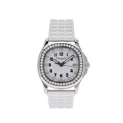 Patek Philippe Aquanaut 5067A-011 Stainless Steel White Dial Diamond Bezel Quartz (2008)