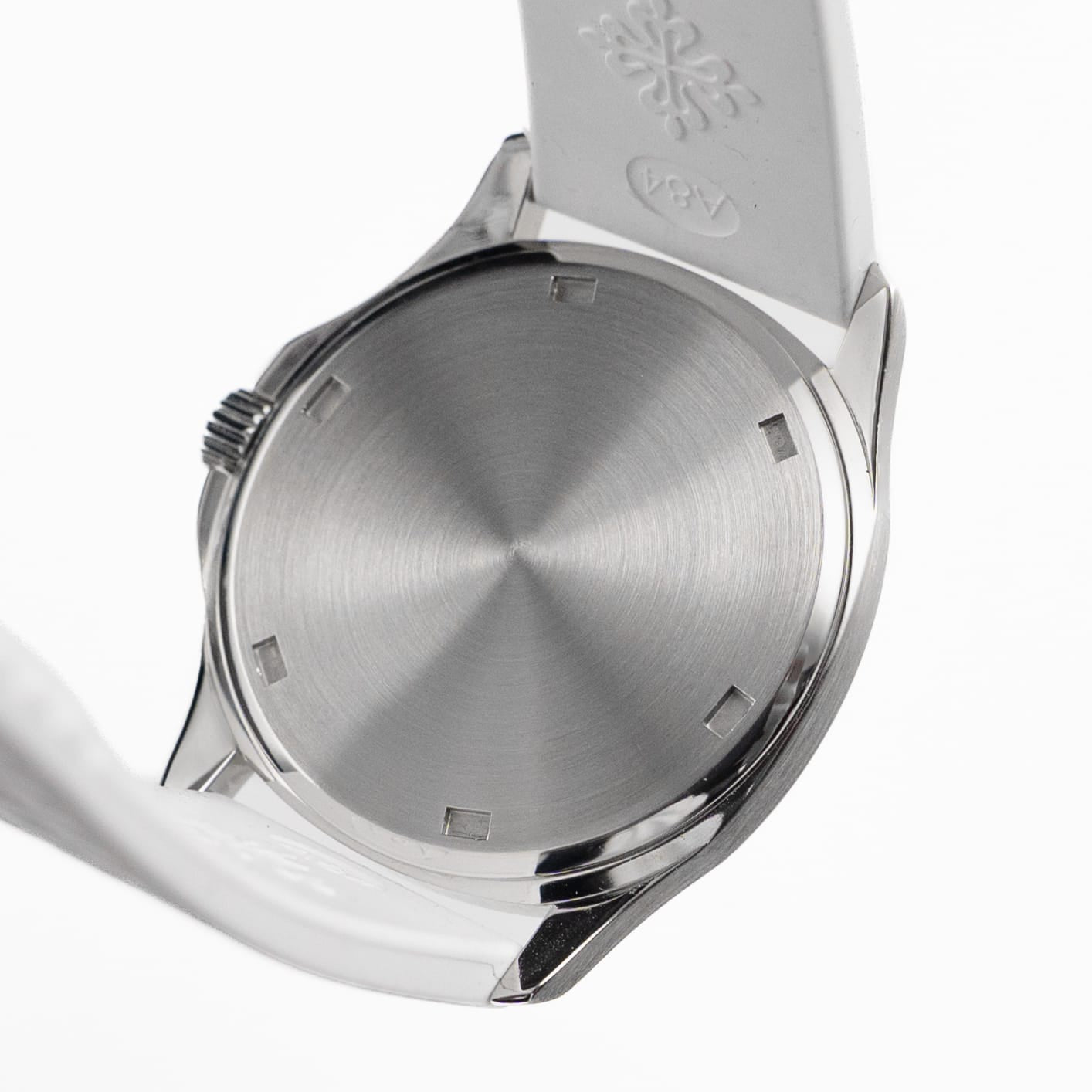 Patek Philippe Aquanaut 5067A-011 Stainless Steel White Dial Diamond Bezel Quartz (2008)