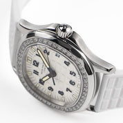 Patek Philippe Aquanaut 5067A-011 Stainless Steel White Dial Diamond Bezel Quartz (2008)