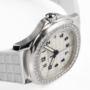 Patek Philippe Aquanaut 5067A-011 Stainless Steel White Dial Diamond Bezel Quartz (2008)