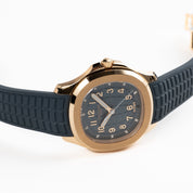 Patek Philippe Aquanaut 5269R-001 'Travel Time' Quartz Rose Gold Blue Dial (2024)
