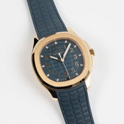 Patek Philippe Aquanaut 5269R-001 'Travel Time' Quartz Rose Gold Blue Dial (2024)