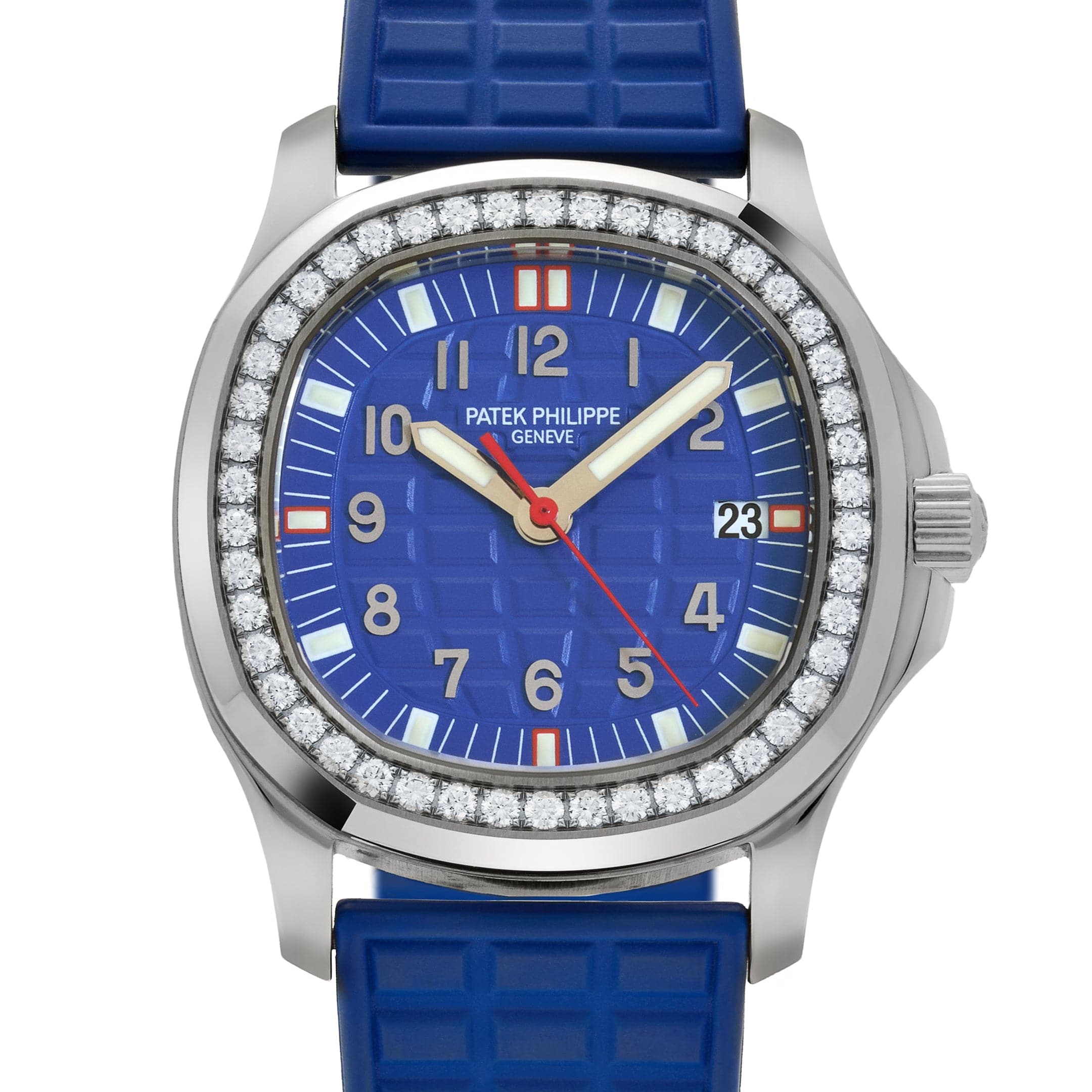 Patek Philippe Aquanaut Luce 5067A-014 'Ladies' Blue Dial Diamond Bezel (2009)