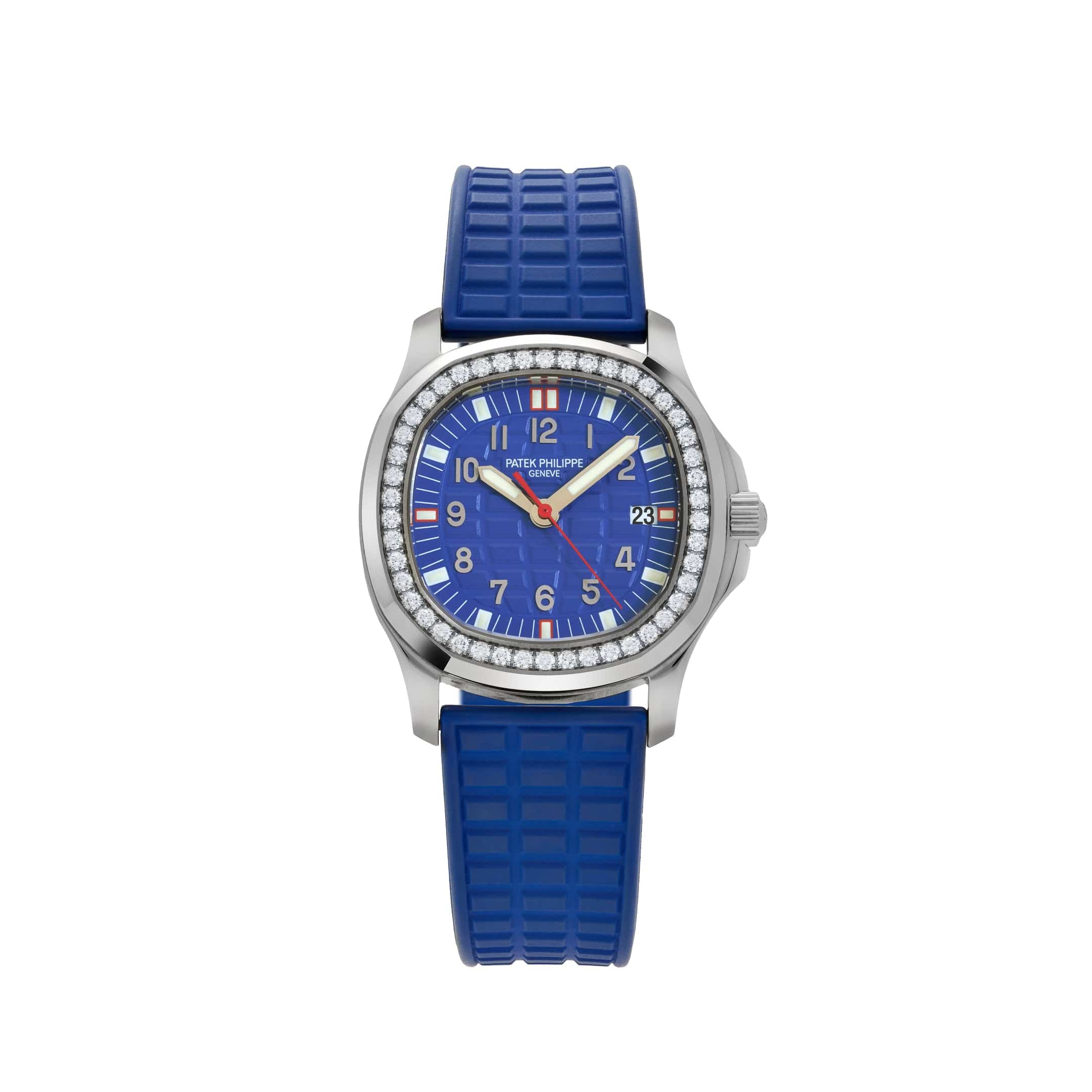 Patek Philippe Aquanaut Luce 5067A-014 'Ladies' Blue Dial Diamond Bezel (2009)
