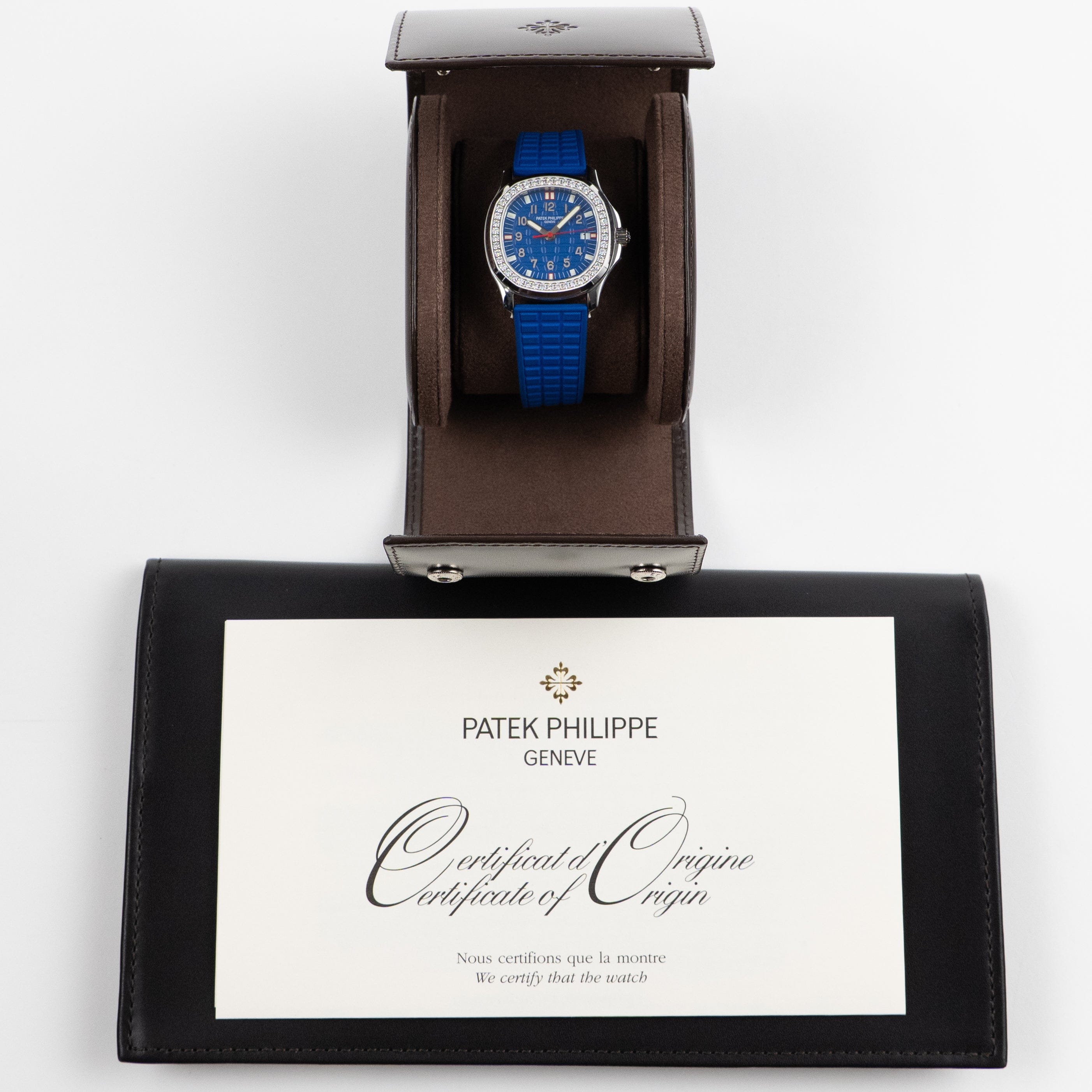 Patek Philippe Aquanaut Luce 5067A-014 'Ladies' Blue Dial Diamond Bezel (2009)