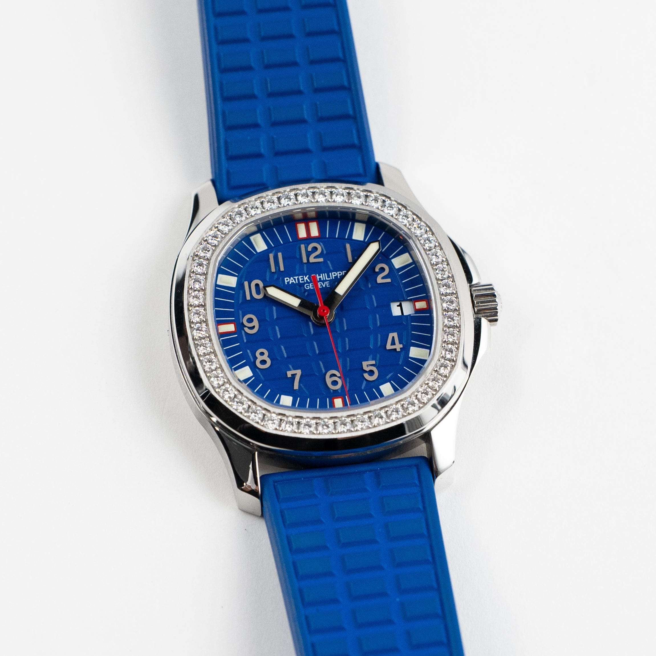 Patek Philippe Aquanaut Luce 5067A-014 'Ladies' Blue Dial Diamond Bezel (2009)