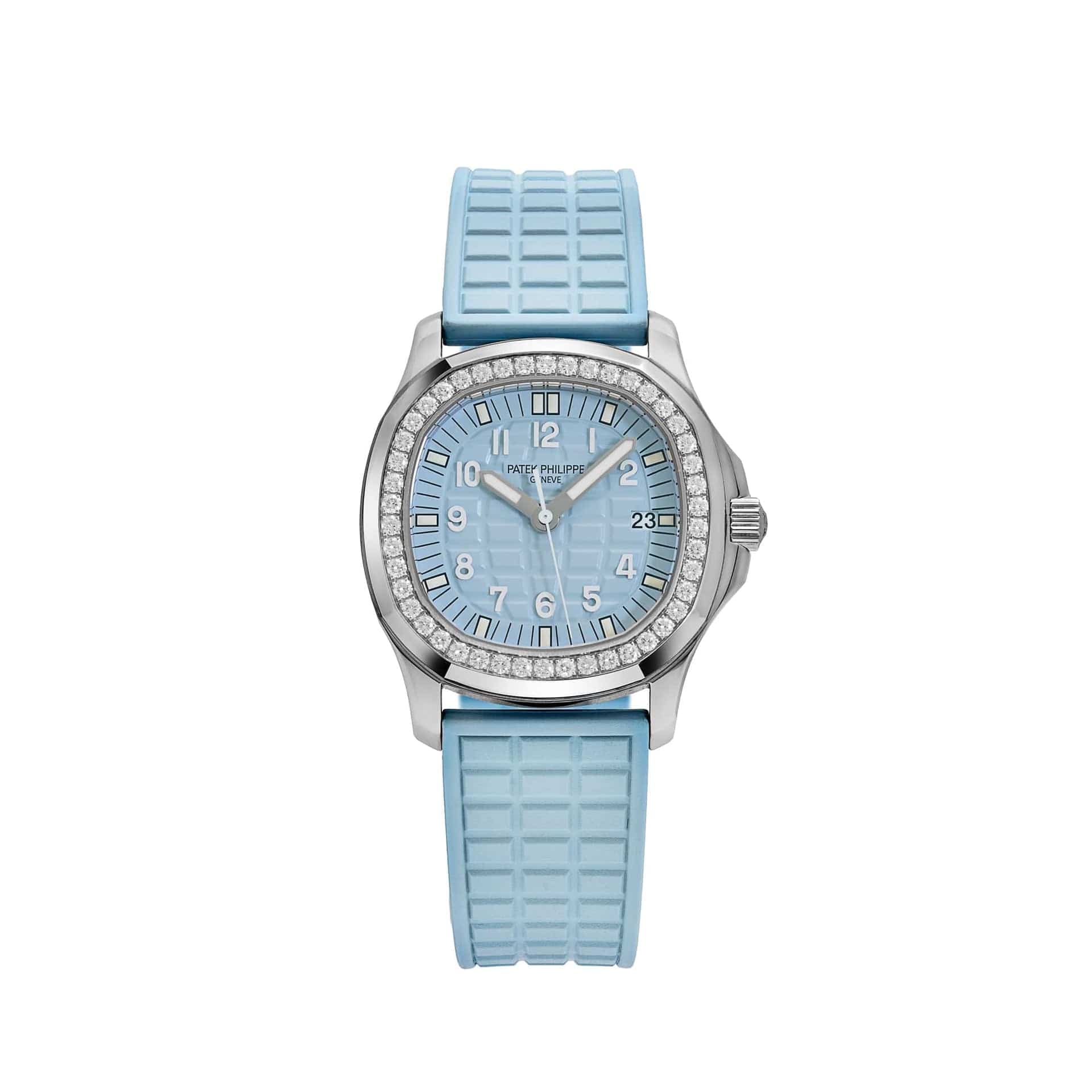 Patek Philippe Aquanaut Luce 5067A-017 'Ladies' Stainless Steel Blue Dial Diamond Bezel (2008)