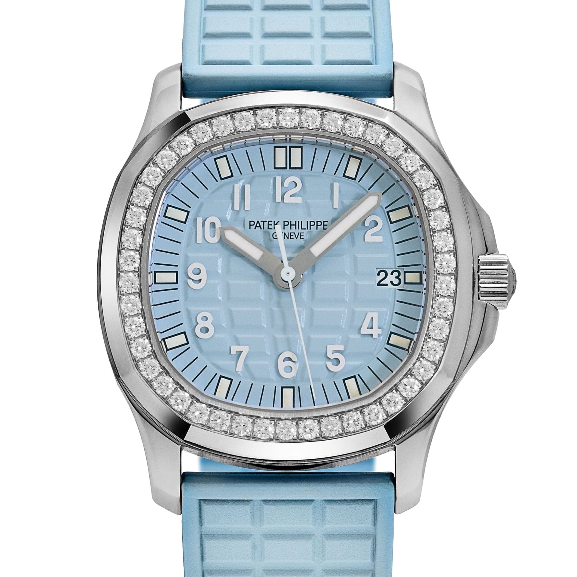 Patek Philippe Aquanaut Luce 5067A-017 'Ladies' Stainless Steel Blue Dial Diamond Bezel (2008)