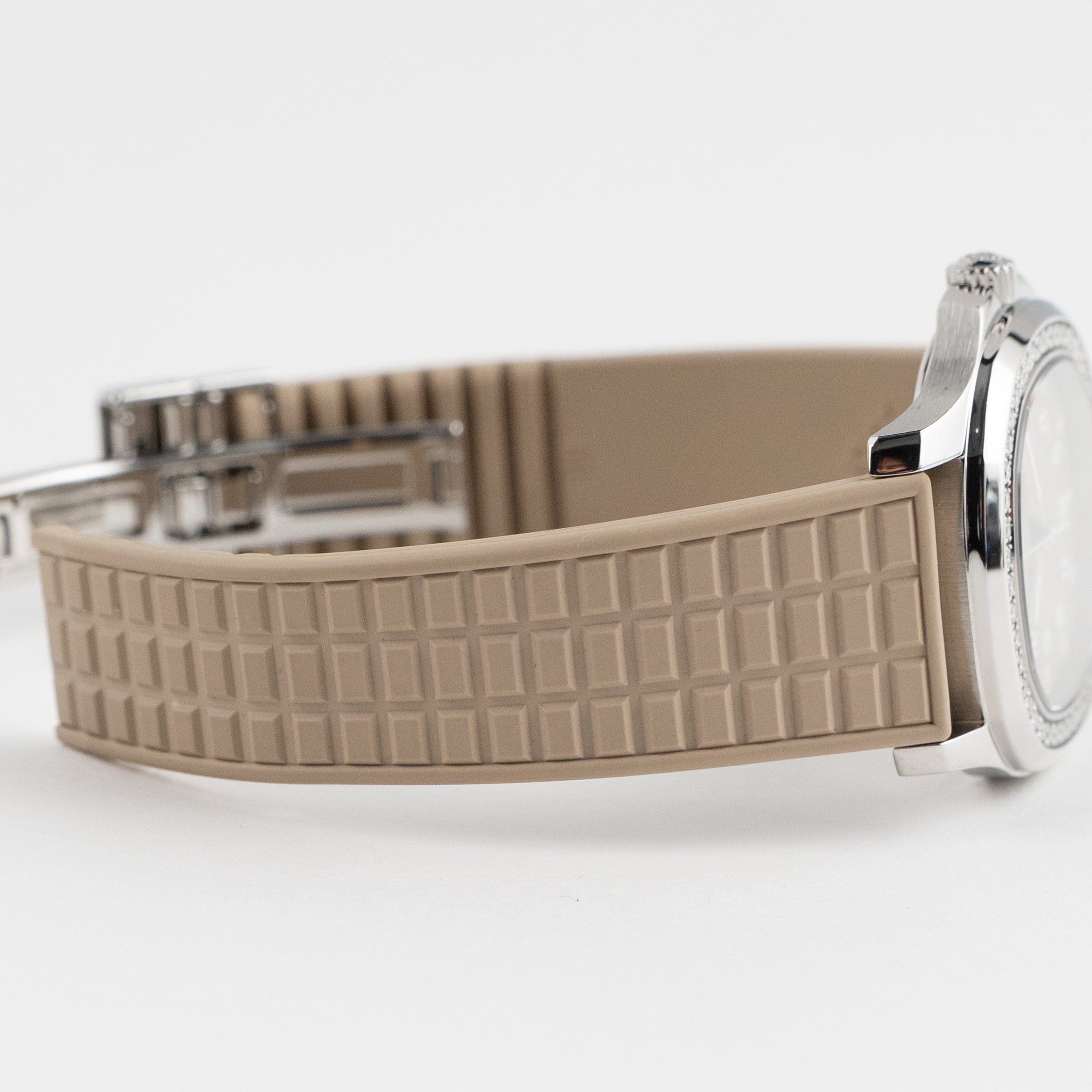 Patek Philippe Aquanaut Luce 5067A-020 'Ladies' Stainless Steel Honey Beige Dial Diamond Bezel