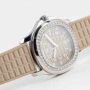 Patek Philippe Aquanaut Luce 5067A-020 'Ladies' Stainless Steel Beige Dial Diamond Bezel (2008)