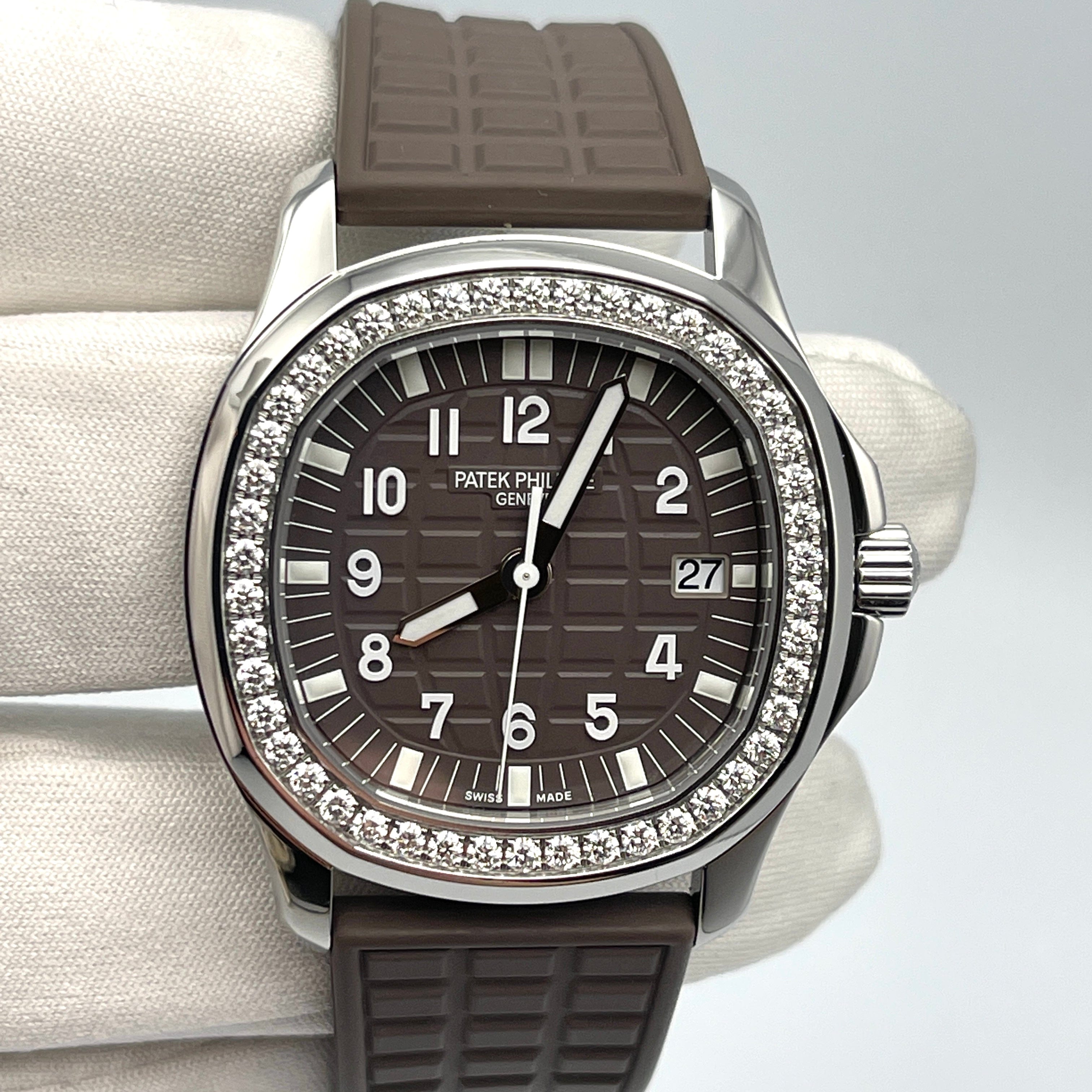 Luxury Watch Patek Philippe Aquanaut Luce Brown Ladies' 5067A-023 Wrist Aficionado