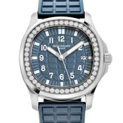Patek Philippe Aquanaut Luce 5067A-025 'Ladies' Stainless Steel Misty Blue Dial Diamond Bezel (2019)
