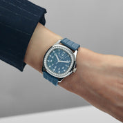 Patek Philippe Aquanaut Luce 5067A-025 'Ladies' Stainless Steel Misty Blue Dial Diamond Bezel (2019)
