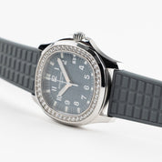 Patek Philippe Aquanaut Luce 5067A-025 'Ladies' Stainless Steel Misty Blue Dial Diamond Bezel (2019)