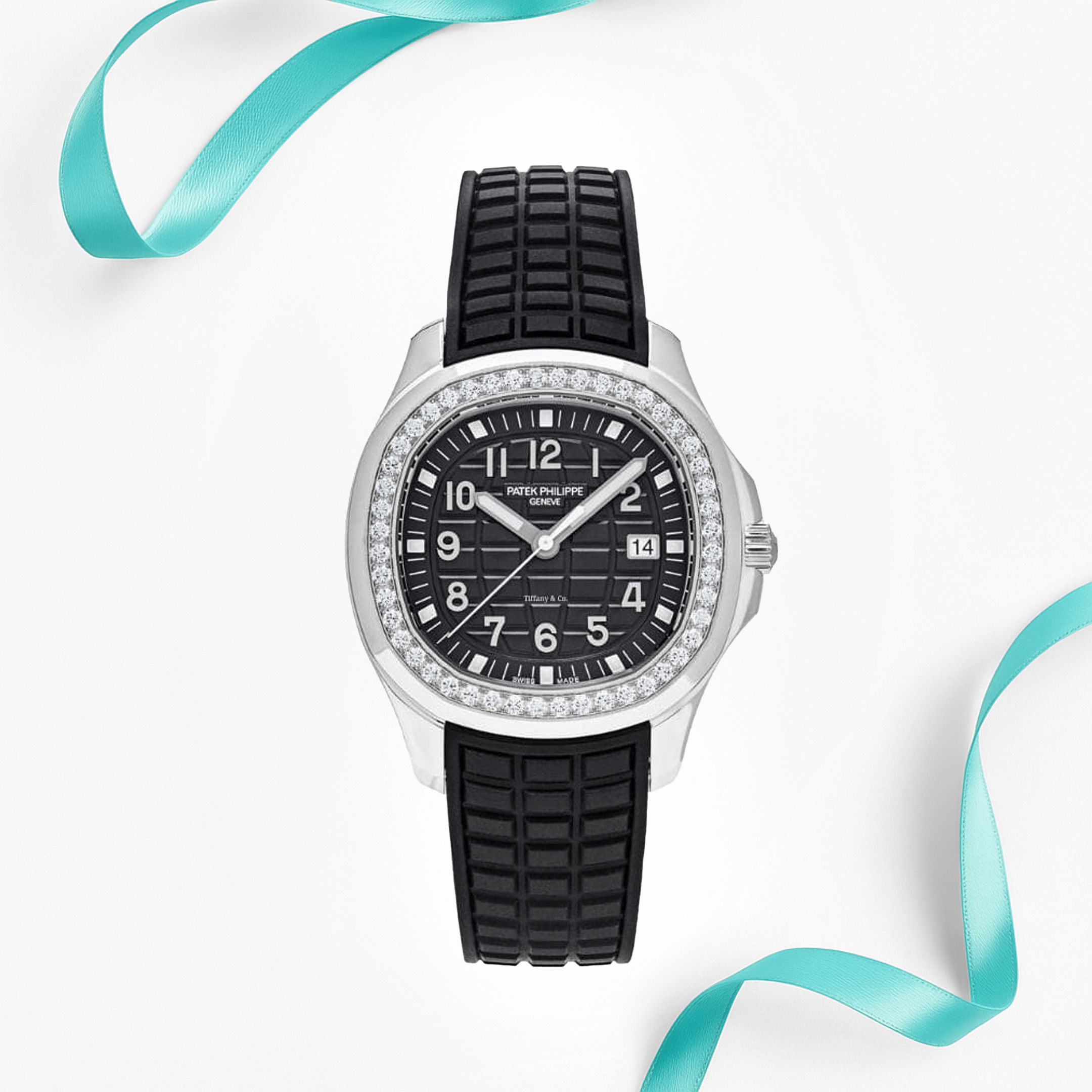 Patek Philippe Aquanaut Luce 5267/200A-001 'Ladies Tiffany & Co.' Black Dial Diamond Bezel