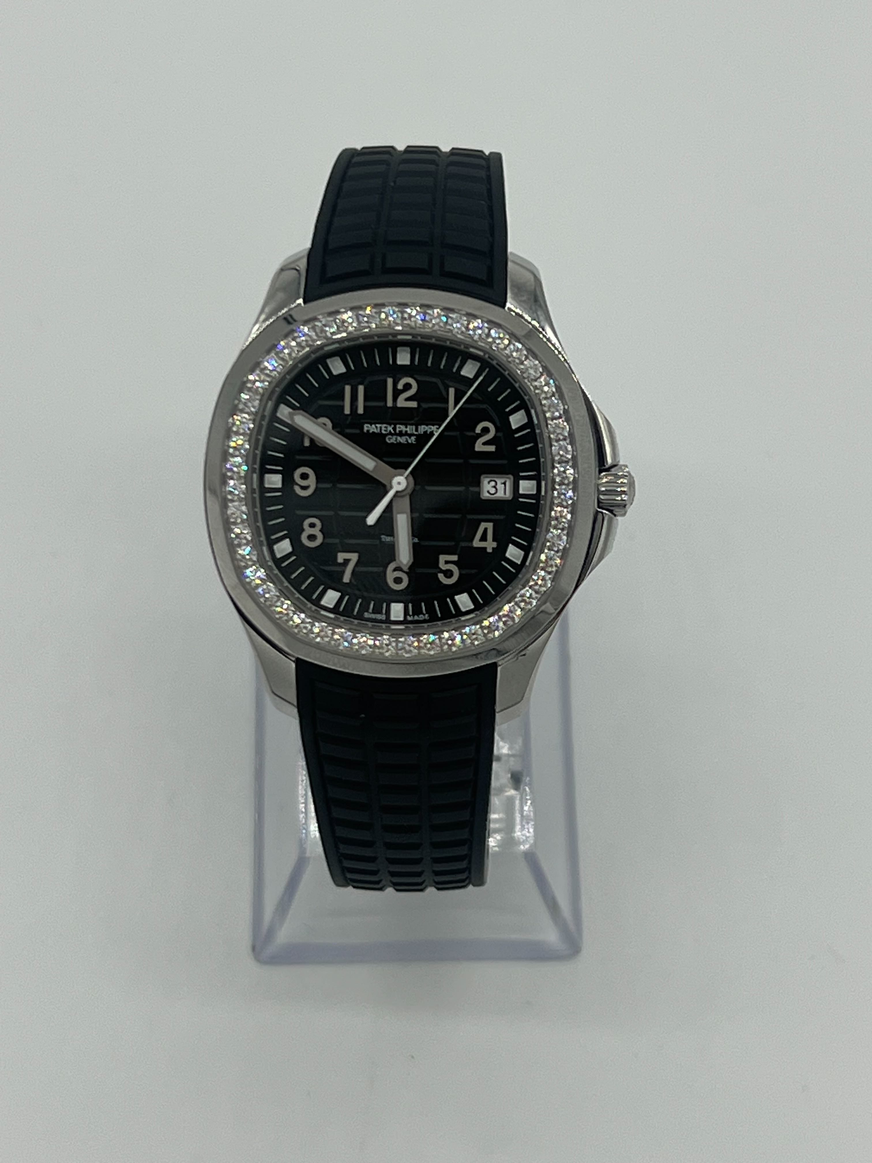 Patek Philippe Aquanaut Luce Tiffany & Co. Black Dial Diamond Bezel 5267/200A-001 Wrist Aficionado