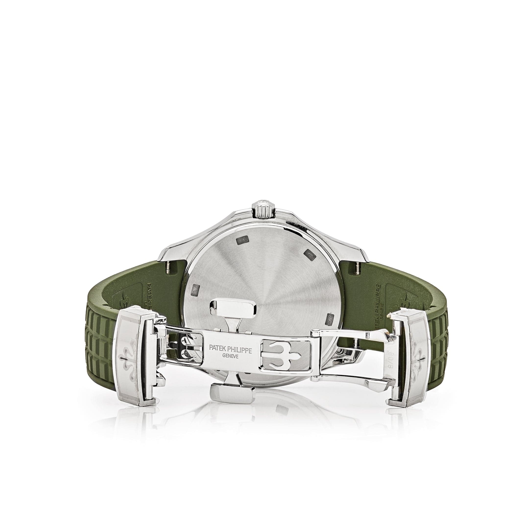 Patek Philippe Aquanaut Luce 5267/200A-011 'Ladies' Stainless Steel Green Dial Diamond Bezel