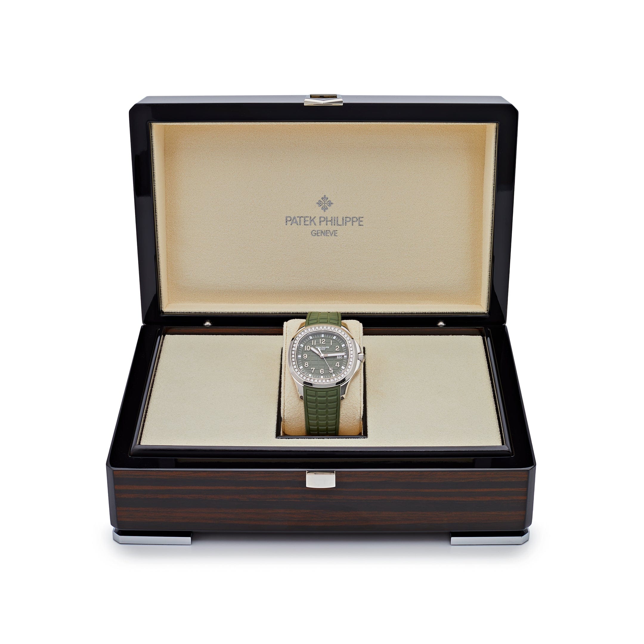 Patek Philippe Aquanaut Luce 5267/200A-011 Stainless Steel Green Dial Diamond Bezel (2025)