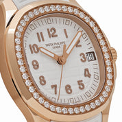 Patek Philippe Aquanaut Luce 5268/200R-001 Rose Gold Diamond Bezel White Dial