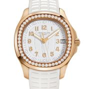 Patek Philippe Aquanaut Luce 5268/200R-001 Rose Gold White Dial Diamond Bezel