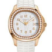 Patek Philippe Aquanaut Luce 5268/200R-001 Rose Gold White Dial Diamond Bezel (2022)