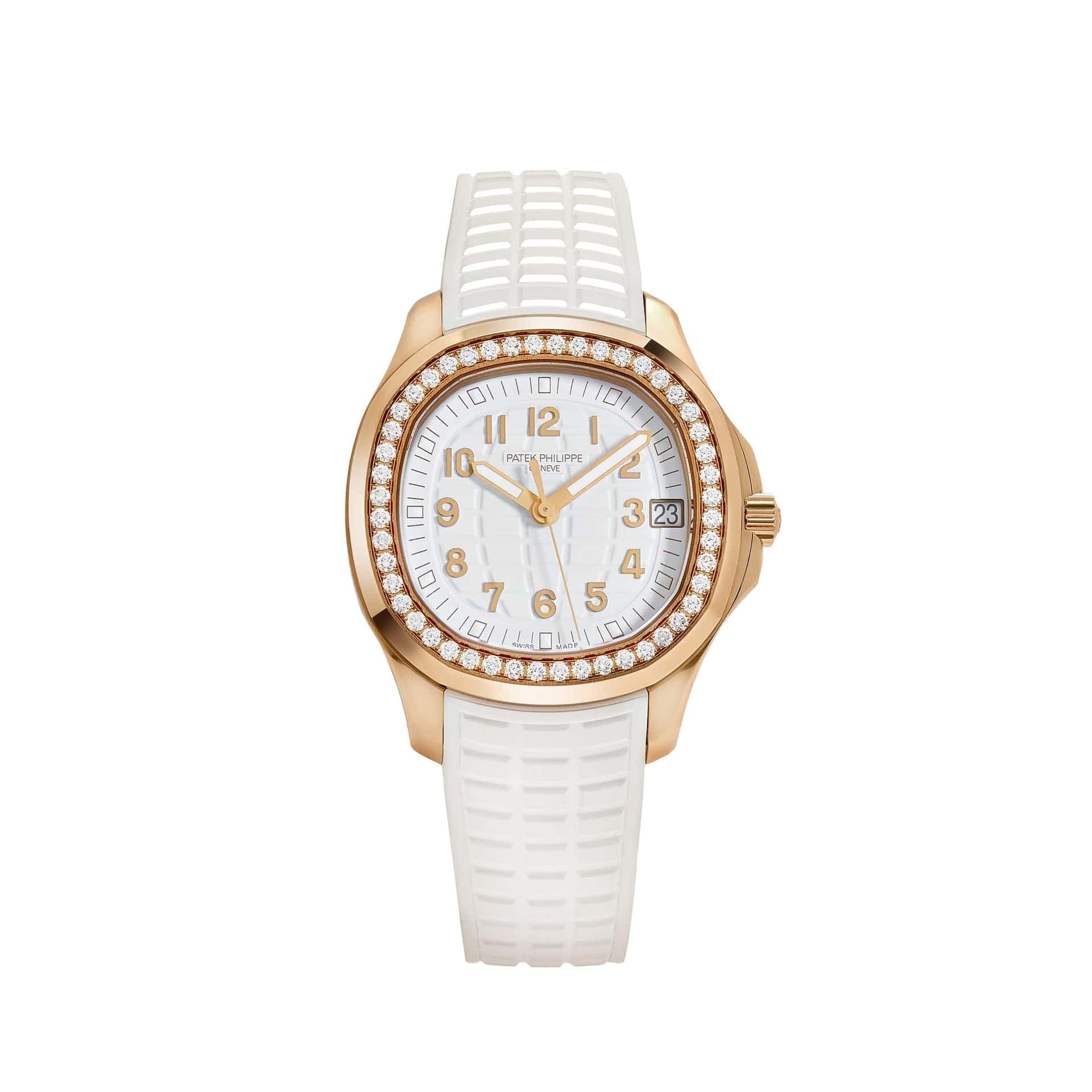 Patek Philippe Aquanaut Luce 5268/200R-001 Rose Gold White Dial Diamond Bezel (2022)
