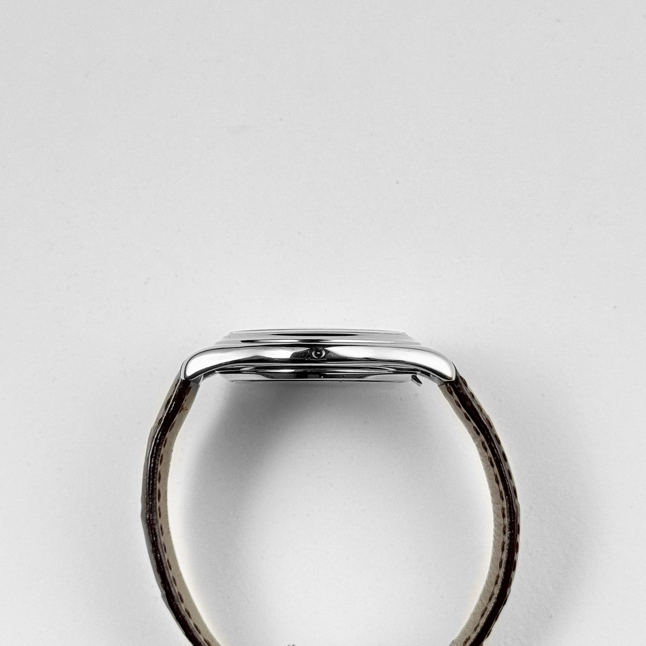 Patek Philippe Calatrava 3940G-011 Perpetual Calendar Moonphase White Gold Opaline Silver Dial