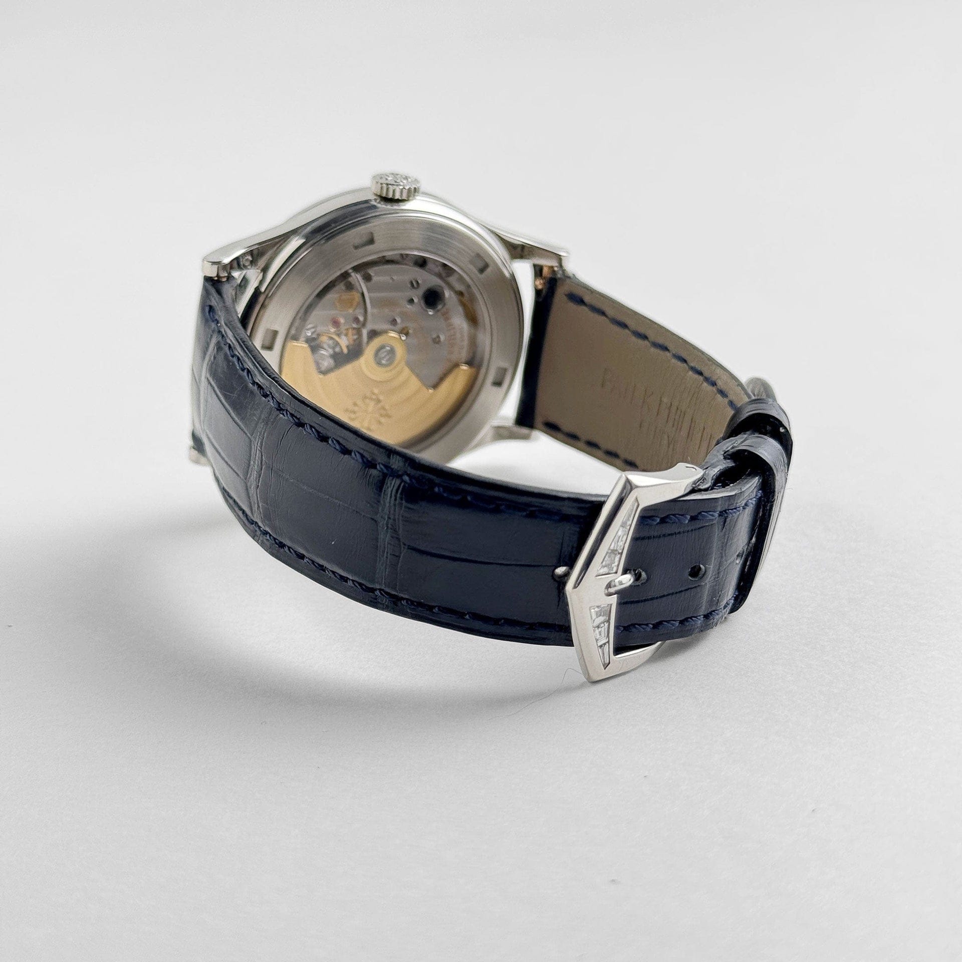 Patek Philippe Calatrava 5298P-012 Platinum Black Diamond Dial Diamond Bezel (2015)