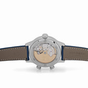 Patek Philippe Calatrava 7234A-001 'Pilot' Travel Time Stainless Steel Blue-Grey Dial Singapore Edition (2019)