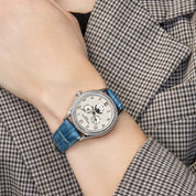 Patek Philippe Complications 4947G-010 Annual Calendar White Gold Silver Dial