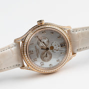 Patek Philippe Complications 4948R-001 'Ladies' Annual Calendar Moon Phases Rose Gold Mother of Pearl Dial Diamond Bezel (2025)