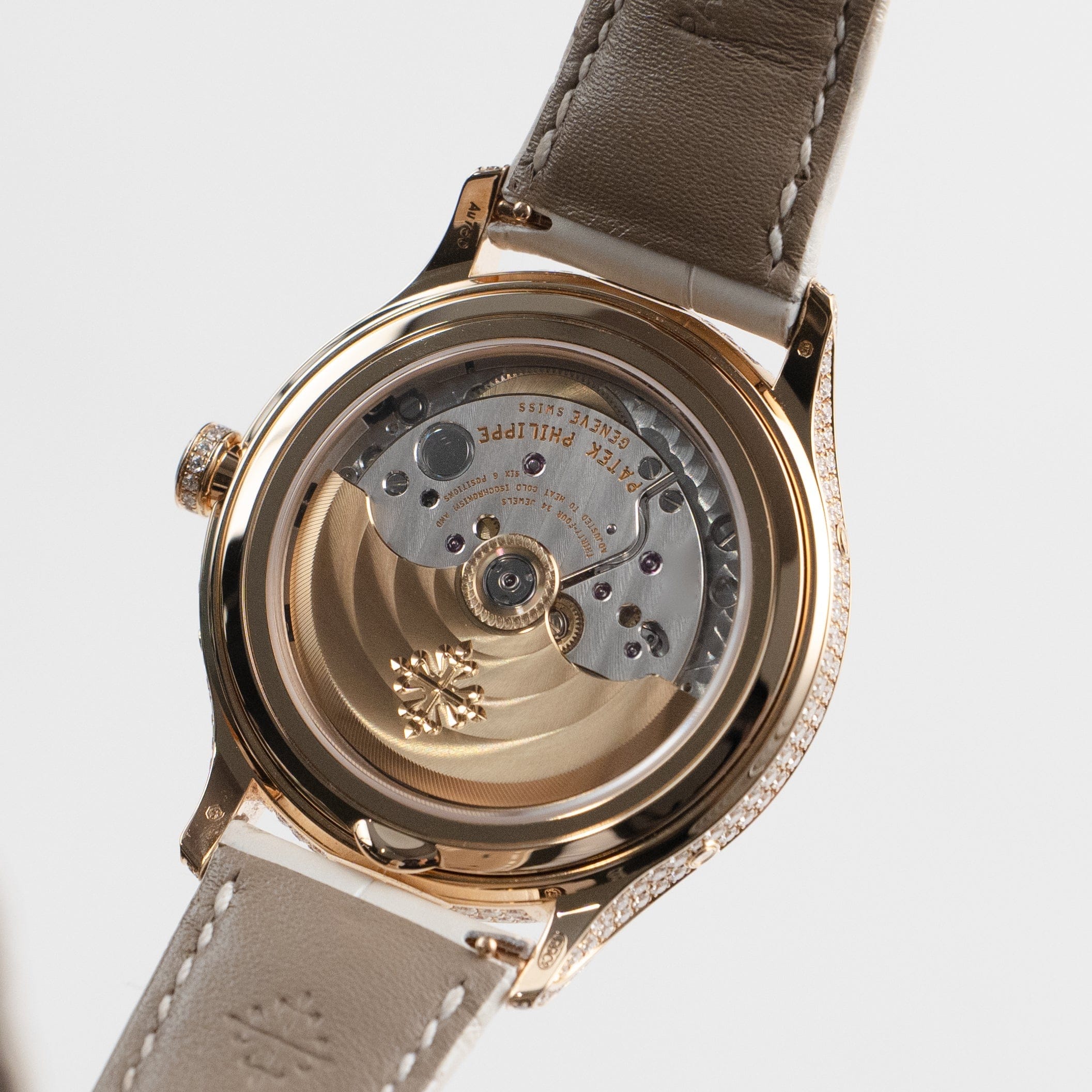 Patek Philippe Complications 4948R-001 'Ladies' Annual Calendar Moon Phases Rose Gold Mother of Pearl Dial Diamond Bezel (2025)