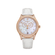 Patek Philippe Complications 4948R-001 'Ladies' Annual Calendar Moon Phases Rose Gold Mother of Pearl Dial Diamond Bezel (2025)