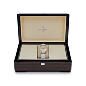 Patek Philippe Complications 4948R-001 'Tiffany & Co.' Ladies Annual Calendar Moon Phases Rose Gold Mother of Pearl Dial Diamond Bezel (2022)