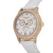 Patek Philippe Complications 4948R-001 'Tiffany & Co.' Ladies Annual Calendar Moon Phases Rose Gold Mother of Pearl Dial Diamond Bezel (2022)