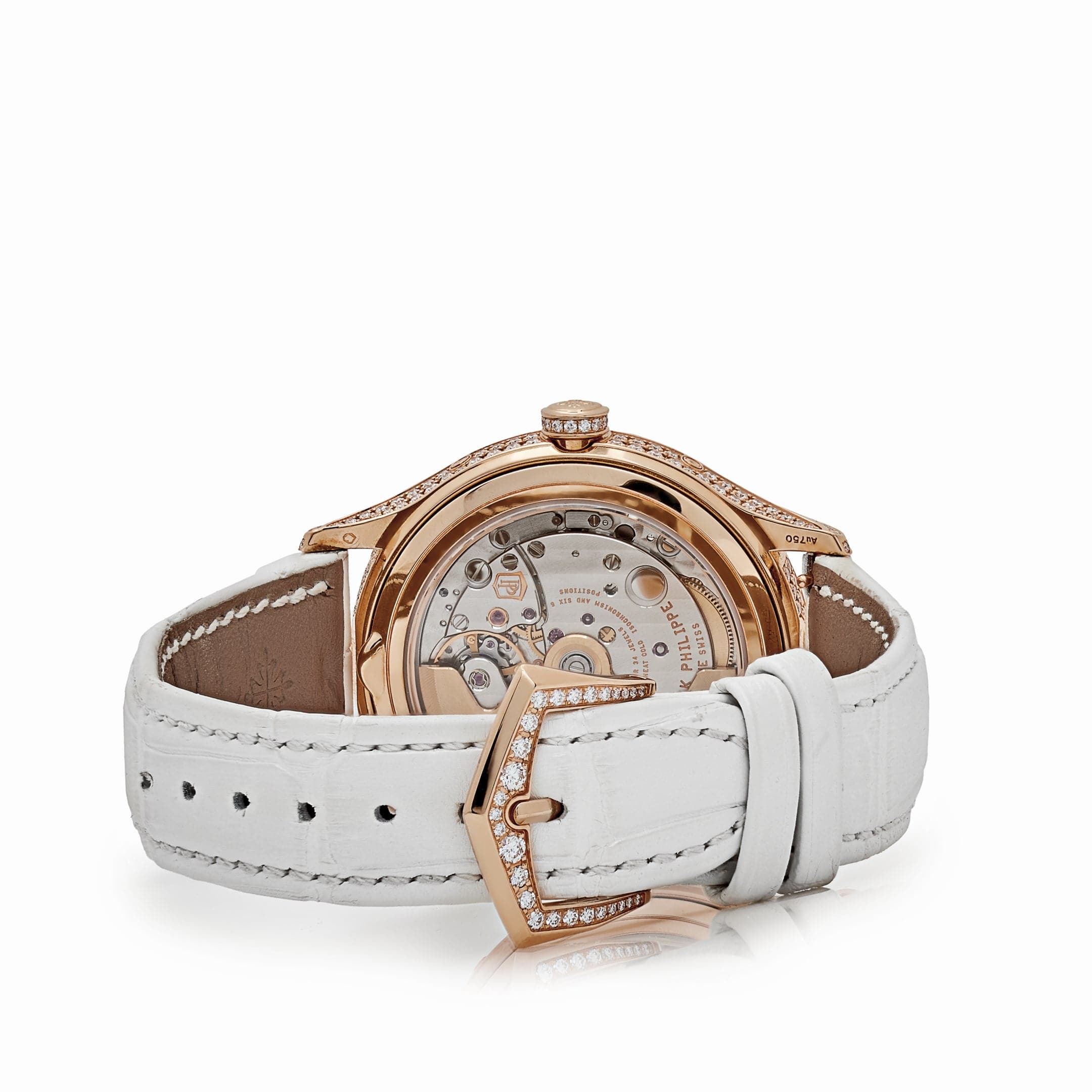 Patek Philippe Complications 4948R-001 'Tiffany & Co.' Ladies Annual Calendar Moon Phases Rose Gold Mother of Pearl Dial Diamond Bezel (2022)
