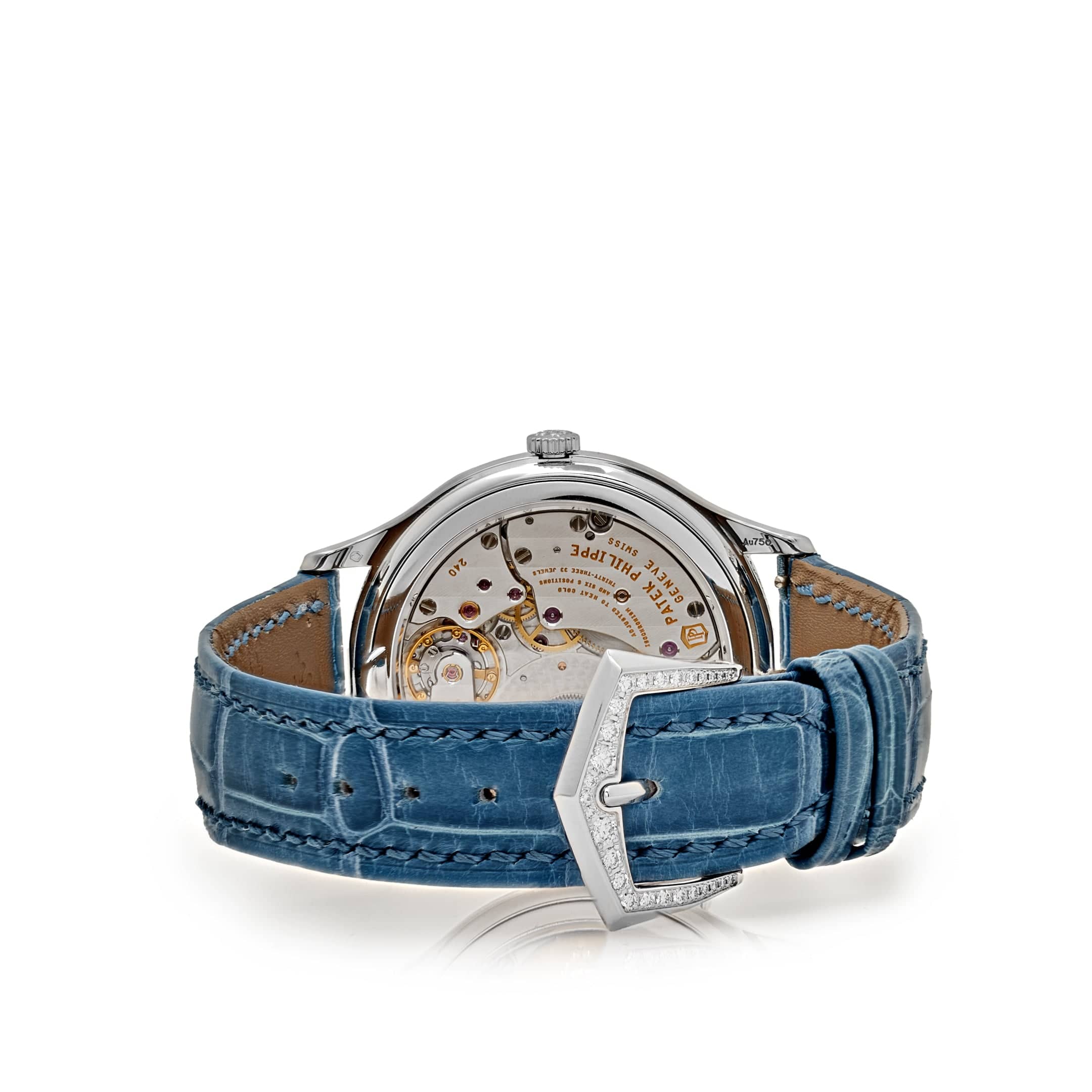 Patek Philippe Complications 7130G-016 World Time l White Gold Gray-Blue Dial Diamond Bezel (2022)