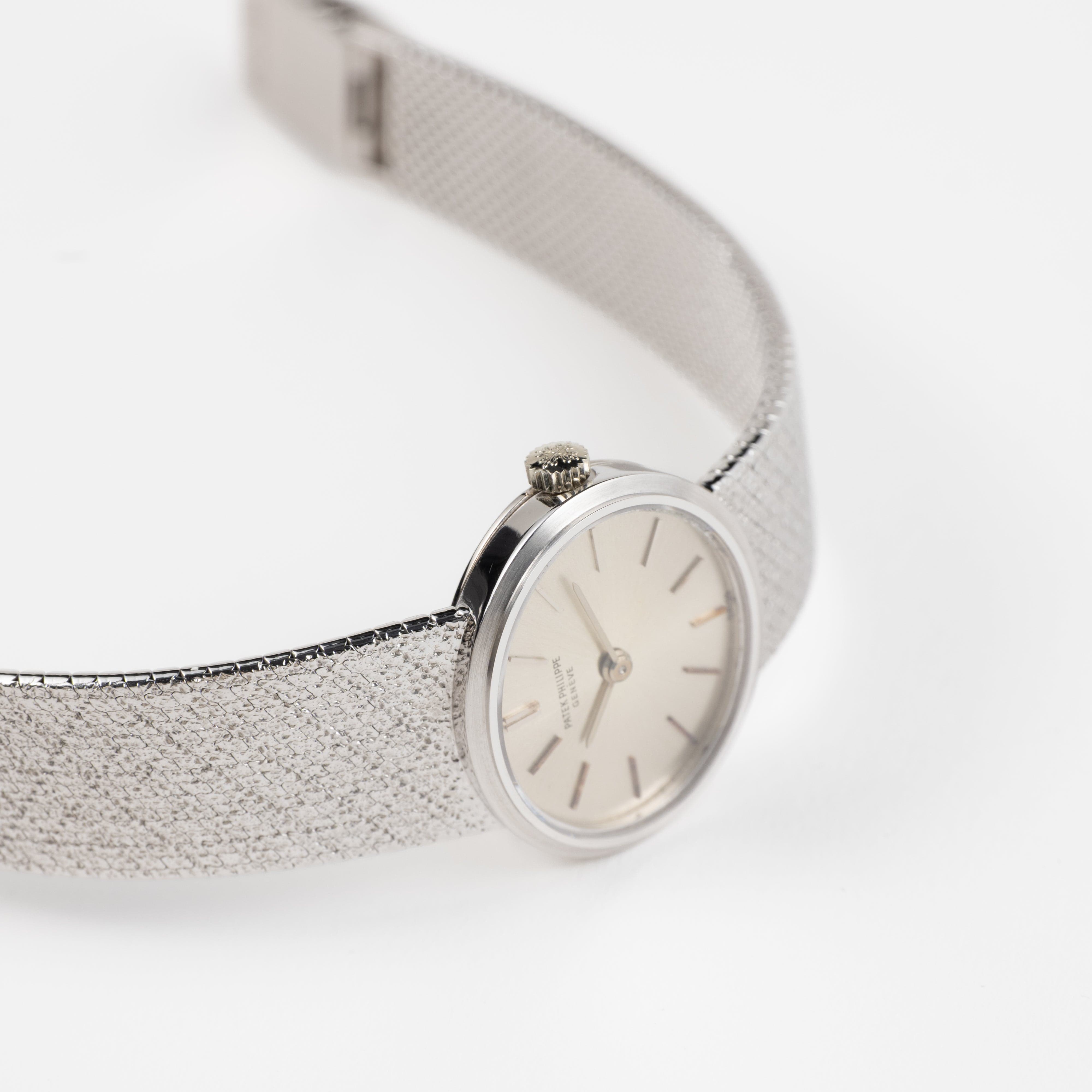 Patek Philippe Ellipse 3349 White Gold Silver Dial